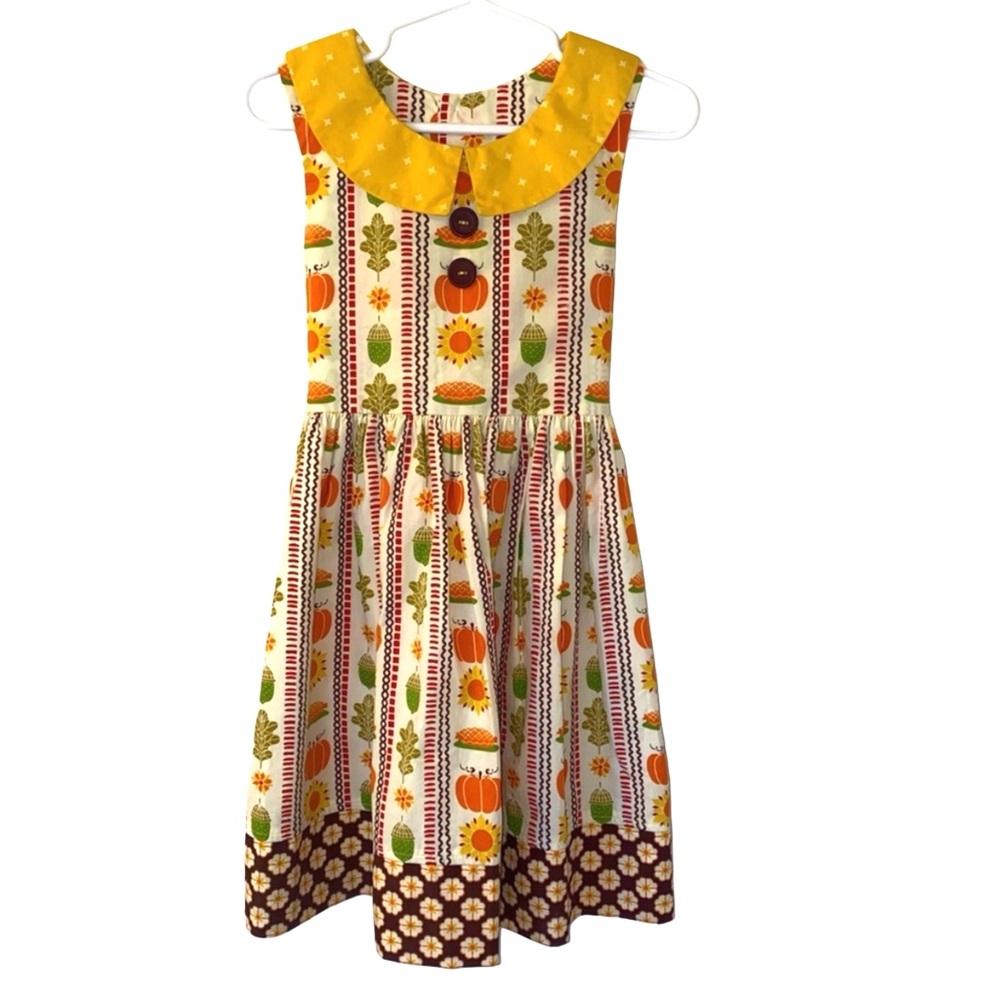 Eleanor Rose Cutest Pumpkin Dress, Girls Size 4-5